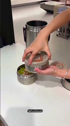 Hot & Cold Stainless Steel Lunch Box – Perfect for Office, School, Picnic