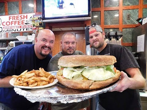 Huge 22.5lb Clinton Station Diner Zeus Burger