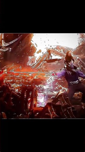 When Cartoon Copy An Epic Scene From Marvel 🥶#infintywar #ironman #marvel ,#shortsviral #avengers