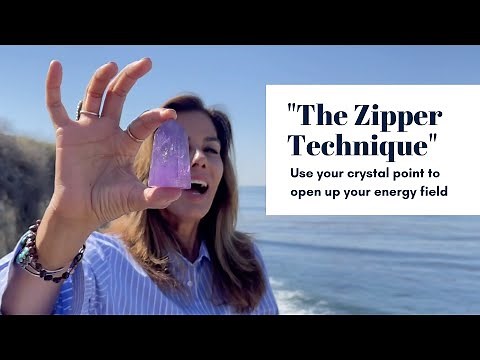 How to Use a Crystal Point to Open Up Your Energy Field