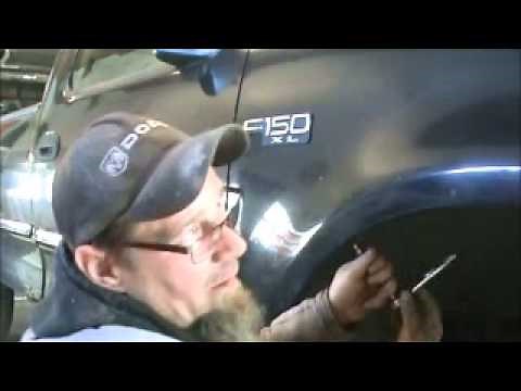 Rust repair on a Ford F150