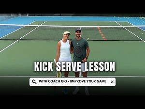 How To Hit A kick serve | Lesson With Coach Gio