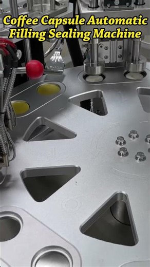 Coffee capsule automatic filling sealing machine