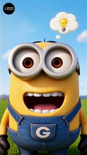 The Art of Thinking About Trying | Minions quotes 😂 |#shorts #daily_life_quotes