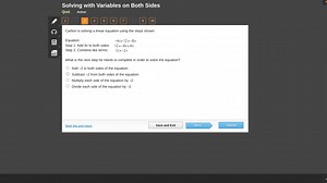Solving with Variables on Both Sides Quiz Active 1 2 3 4 5 6 7 ... | Filo