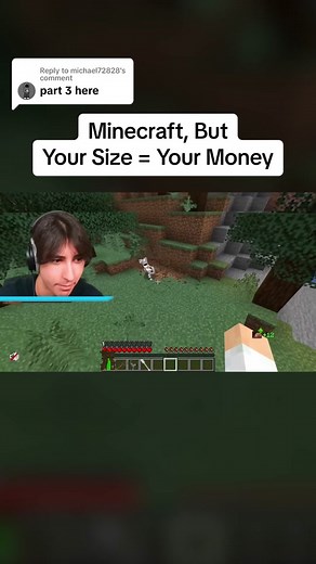 Replying to @michael72828 Minecraft, But Your Size = Your Money #minecraft #minecraftbut #minecraftmod #money #size #big