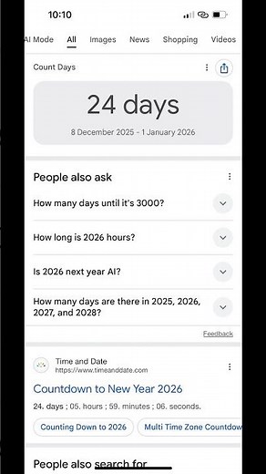 How many days until 2026