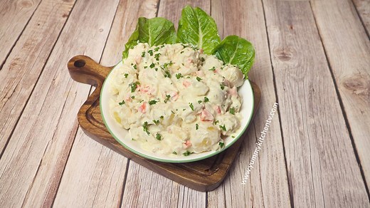 Filipino Chicken Potato Salad - creamy, simple and easy