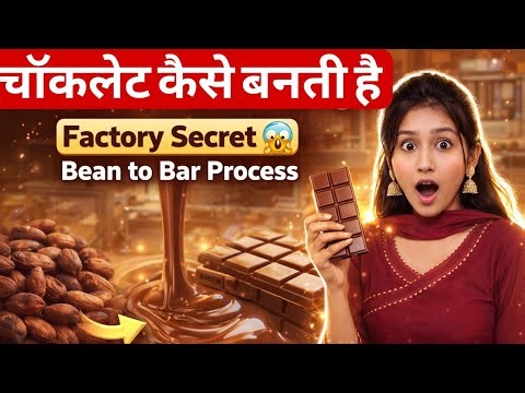 चॉकलेट कैसे बनती है|choclate ki factory process|How choclate made#knowlwdgewithfact#factoryprocess