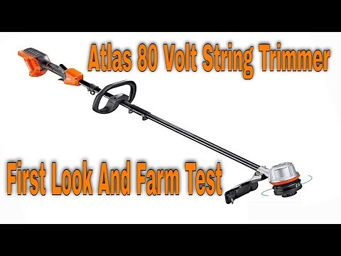 Atlas 80 Volt Brushless String Trimmer First Look And Review #210