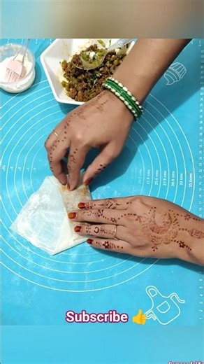 Easy Samosa folding #samosa #samosaroll #ramzanspecial #iftar #shortsviral