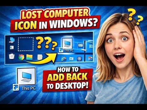 ដោះស្រាយបាត់Icon My Computer ក្នុង Windows 11 | How to Restore Icon My Computer in Windows11 | EPS38