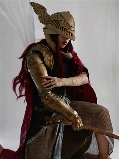 Replying to @yosefj Not sure if the arm transition is giving haha😭… but hey, I think this Malenia cosplay might be my favorite so far. Elden Ring fans, what do you think? #cosplay #videogames #eldenring #gaming