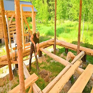 785K views · 10K reactions | Building an Underground Food Storage in Big Log Home in the Forest | RIOS 505 | Facebook