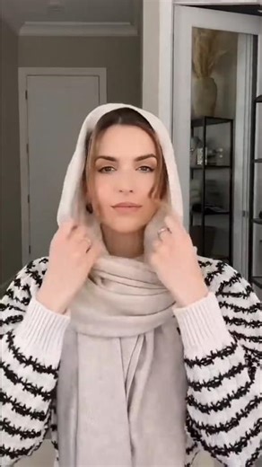 scarf winter hack #winter #trending #explore #love #viral #sub