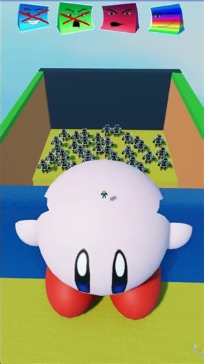 Kirby Vs Escape Tsunami 😱👀#roblox #escapetsunamiforbrainrots #usa #shorts