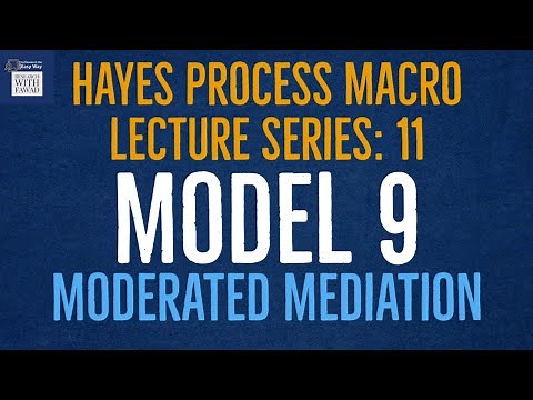 11. Hayes Process Macro SPSS | Model 9 - Multiple Paths for Moderated Mediation