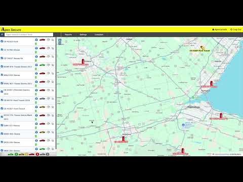 Apex Secure GPS Tracking Web Portal