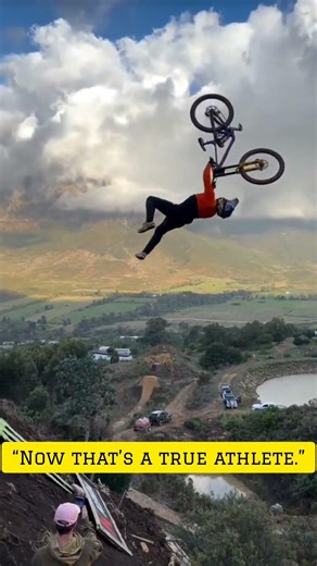 One Hand Backflip on a Massive Drop