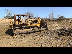 D8 Bulldozer Pushing