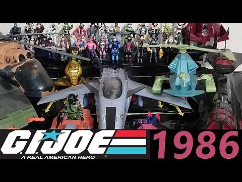 RETRO WED: GI JOE 1986 ENTIRE TOY LINE OF FIGURES, VEHICLES AND PLAYSETS!
