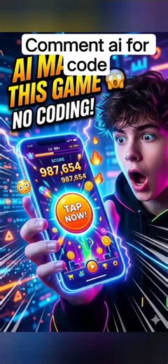 I Made a Game Using AI 🤯 (No Coding Skills!)#ai #viral