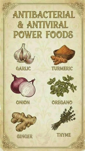 Nature’s Antibiotics 🌿 | Powerful Foods That Help Your Body Heal Naturally #food