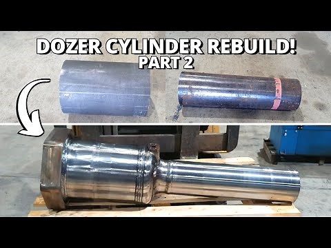 CAT D10 Dozer Cylinder Rebuild | Part 2 | Making the New Barrel