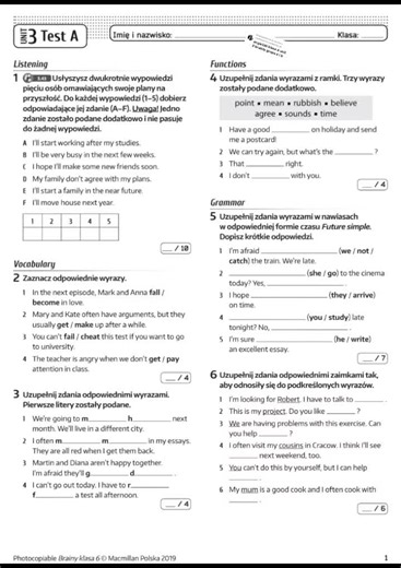 Odpowiedzi na pytania w Brainly - Klasa 6