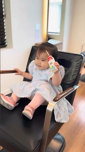 What Is She Saying?! Cutest Baby Babble Ever at the Salon✂️