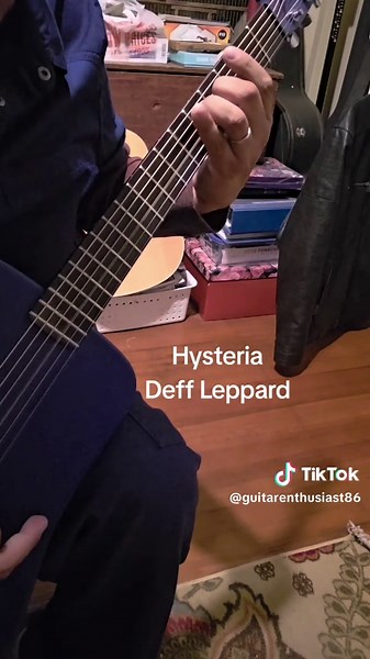 Def Leppard Hysteria Acoustic Guitar Performance