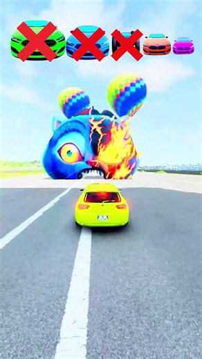 Big and Small Car vs Derpy - BeamNG.Drive