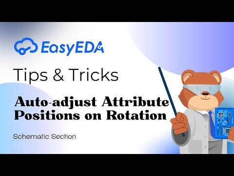 Quick Tips [Schematic 23]: Auto adjust Attribute Positions on Rotatio