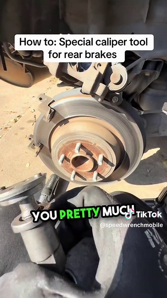 How to Use a Rear Brake Caliper Tool Effectively