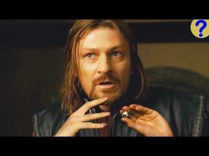 Boromir tries on the ring
