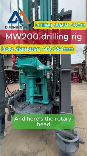MW200 Water Well Drilling Rig | Powerful & Reliable