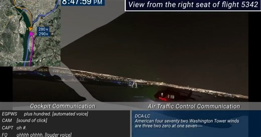 Heart-stopping simulation shows minutes leading up to fatal crash between airliner, helicopter