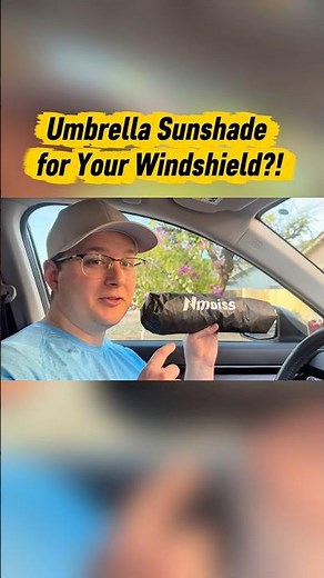Does This Umbrella Windshield Sunshade Work and Fit Our Car? How to Use it & Demo