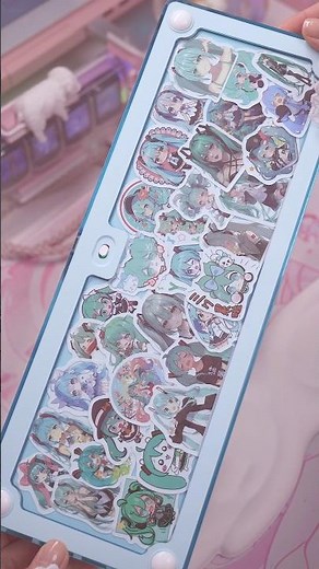 평범한 파란색 키보드 미쿠 키보드로 만들기 #하츠네미쿠 #keyboard