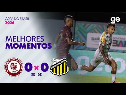 JACUIPENSE-BA 0 (5) X (4) 0 NOVORIZONTINO | HIGHLIGHTS | BRAZIL CUP 2026 | sportv