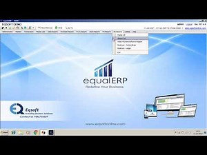 Equal ERP - Menu wise explanation - FA Reports and Utilities