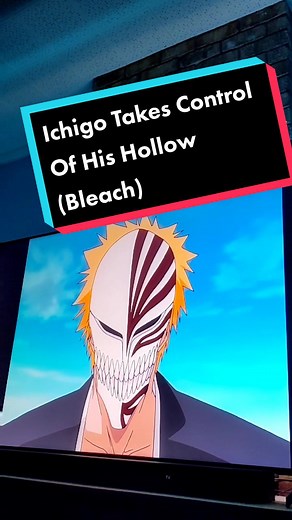 Ichigo finally comes face to face with his hollow and takes control! #foryou #foryoupage #fyp #fypシ #fypage #anime #anitok #viral #vs #philipshue #setup #bleach #ichigo #hollow #bankai