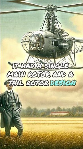 Meet the First Helicopter: The VS-300 Story! #shorts #helicopter