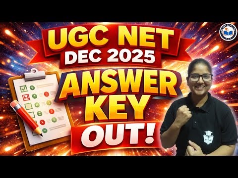 UGC NET Answer Key 2025 Dec Out | UGC NET Answer Key Kaise Check Kare | UGC NET Answer Key 2025