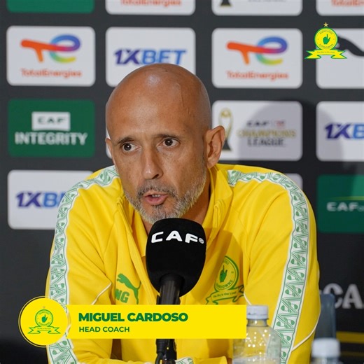 𝗣𝗥𝗘𝗦𝗦 𝗖𝗢𝗡𝗙𝗘𝗥𝗘𝗡𝗖𝗘 💬 ⚽ Mamelodi Sundowns vs MC Alger 🏆 CAF Champions League 🗣 Miguel Cardoso & Athur Sales Full Presser on YouTube 📲 http://bit.ly/MSFCTV #Sundowns #TotalEnergiesCAFCL #AreyengMasandawana | Mamelodi Sundowns FC