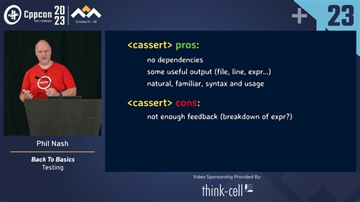 Back to Basics： Testing in C   - Phil Nash - CppCon 2023