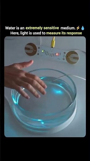 This experiment shows how the human body can interact with electric fields.