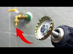 why didn't I know these simple technologies sooner! fastest way to make metal water lock with rivet