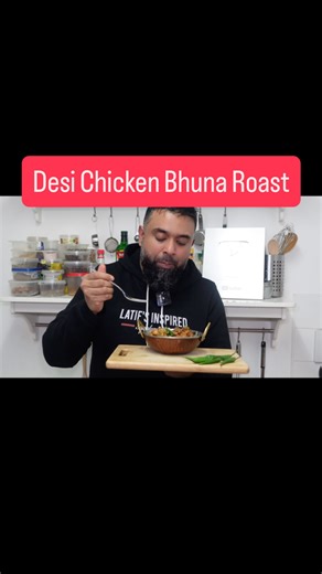 Latifs Inspired on Instagram: "Looking for an authentic Bengali chicken bhuna roast recipe packed with bold spices and rich flavour? This Chicken Bhuna Roast is slow-cooked using traditional bhuna techniques, whole spices, milk richness, and crispy barrister onions for a deep, restaurant-style finish. In this video, I’ll show you step-by-step how to make chicken bhuna roast at home, using simple ingredients and classic Bengali-inspired flavours. Perfect with rice, pulao, or paratha, this dish is