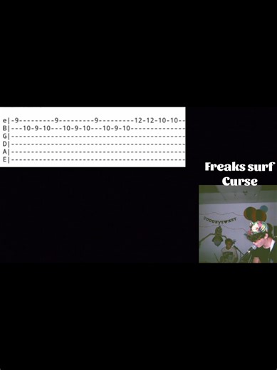 mini tutorial freaks surf curse #minitutorial #tutorial #guitarra #cancion